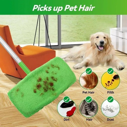 Reusable Microfiber Mop Pads for Cleaning Floors&furniture Washable Wet&dry Rags - Picture 5 of 25
