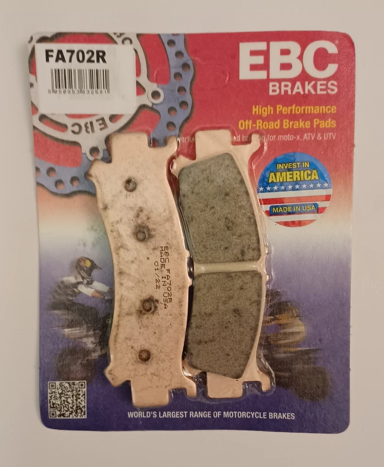 EBC Sintered FRONT and REAR Disc Brake Pads Fits HONDA SXS1000 (2016 to 2023) - Image 3 of 4