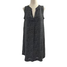 Loft Black Sleeveless Above the Knee Dress Women Petite Size Small | 13-17