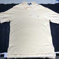 Polo by Ralph Lauren Made in USA Yellow Shirt - Size Large - see description