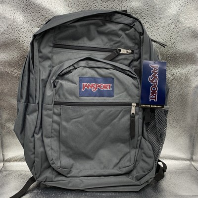 jansport big student backpack forge grey