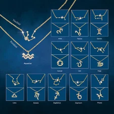 Kayla - Secret Box Zodiac Constellation Necklet 14K Gold