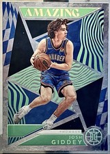 2021-22 Panini Illusions - Amazing Emerald #4 Josh Giddey (RC)