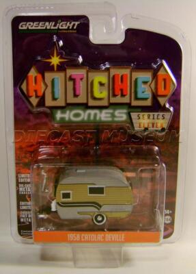 1958 '58 CATOLAC DEVILLE HITCHED HOMES R11 GREENLIGHT DIECAST 2022