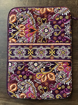 Vera Bradley Safari Sunset Laptop Sleeve Quilted Large Bag  display picture 1