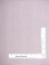 Patriotic Star Diamond Fabric Red White Blue Cotton Fabric Traditions By Yard