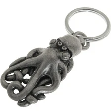 Octopus Keychain  Cephalopod, Coeloid Gift
