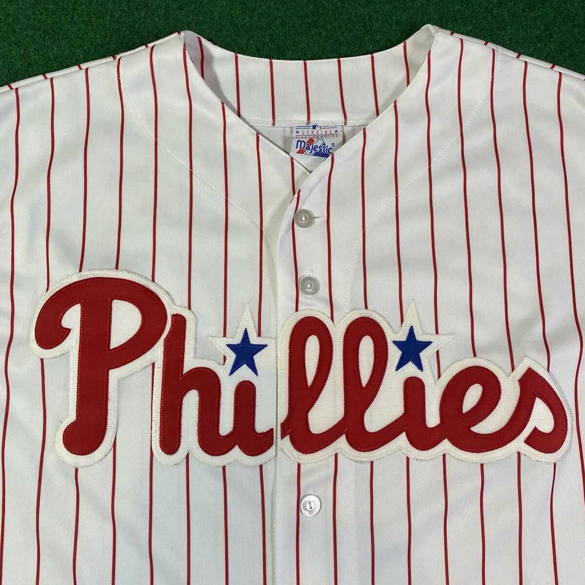 Vintage Philadelphia Phillies Majestic Pinstripe Baseball Vintage Philadelphia Phillies Majestic Pinstripe Baseball