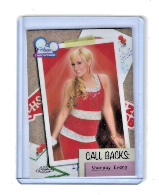 2026 Topps Chrome Disney Sharpay Evans Call Backs HSM-3 Ashley Tisdale