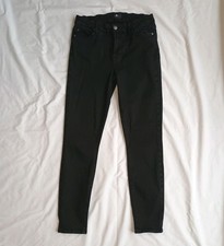 7 For All Mankind Ankle Skinny Pants Women's Sz 27 Stretch Jeans Solid Black