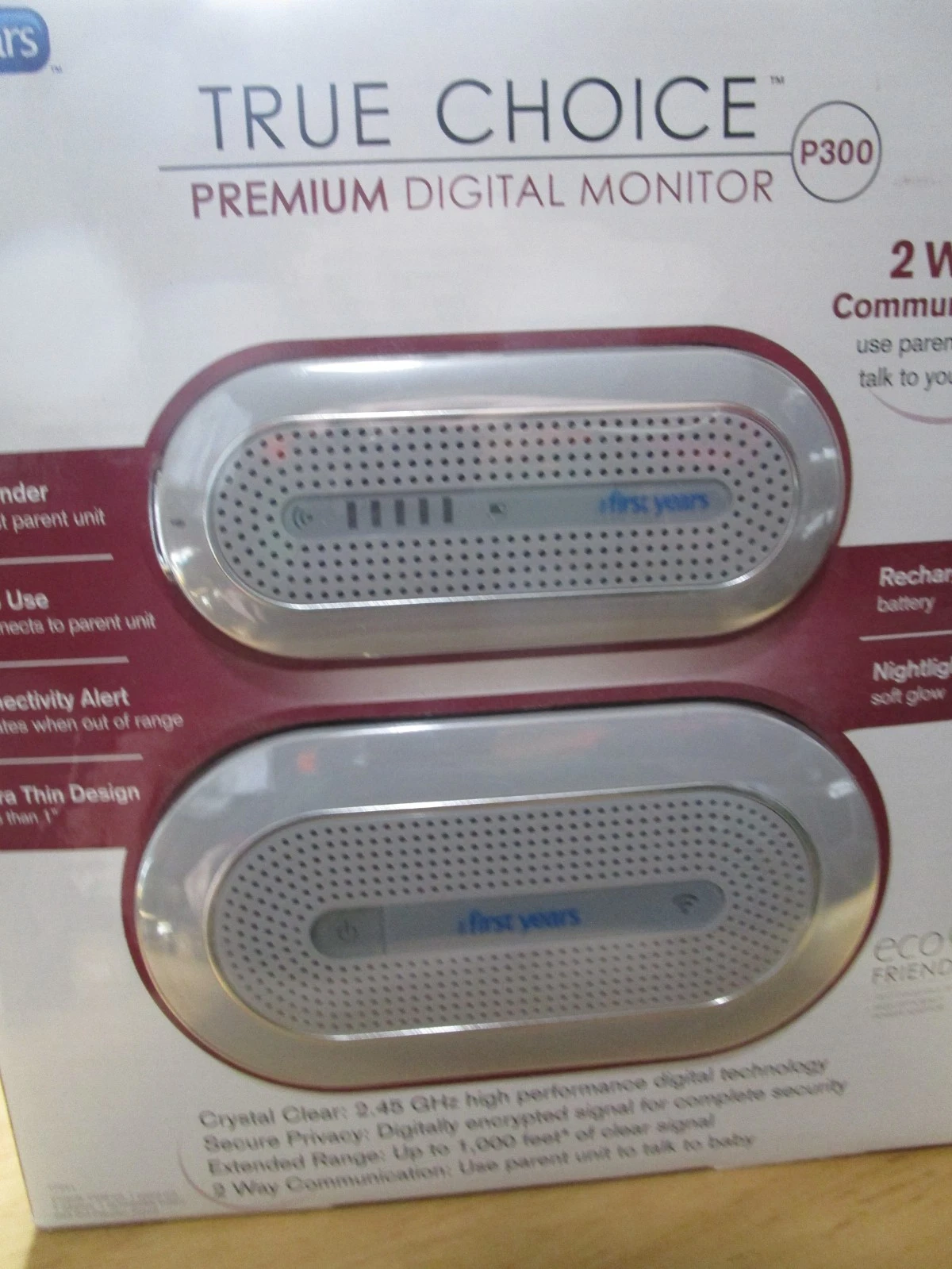 THE FIRST YEARS TRUE CHOICE P300 PREMIUM DIGITAL MONITOR 2 Way