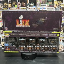 Funko Pop! Super Bowl LIX Champions PHILADELPHIA EAGLES 5 figure Set NEW IN BOX