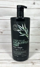 Botanical Spa Therapy Stress Relief Eucalyptus Mint Body Wash 32oz