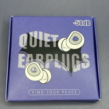 Quiet -50dB Noise Reduction Ear Plug Pack with Multiple Tips, Black