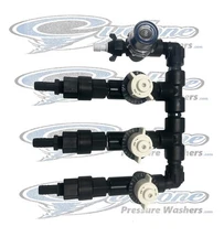 Cyclone 3+Deluxe Soft Wash Proportioner / Softwash Blend Manifold with Strainer