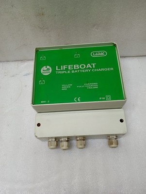 LADAC 4041LBTR142 Life Boat Battery Charger input 42V-50/60HZ OUTPUT 12VDC-3X5A