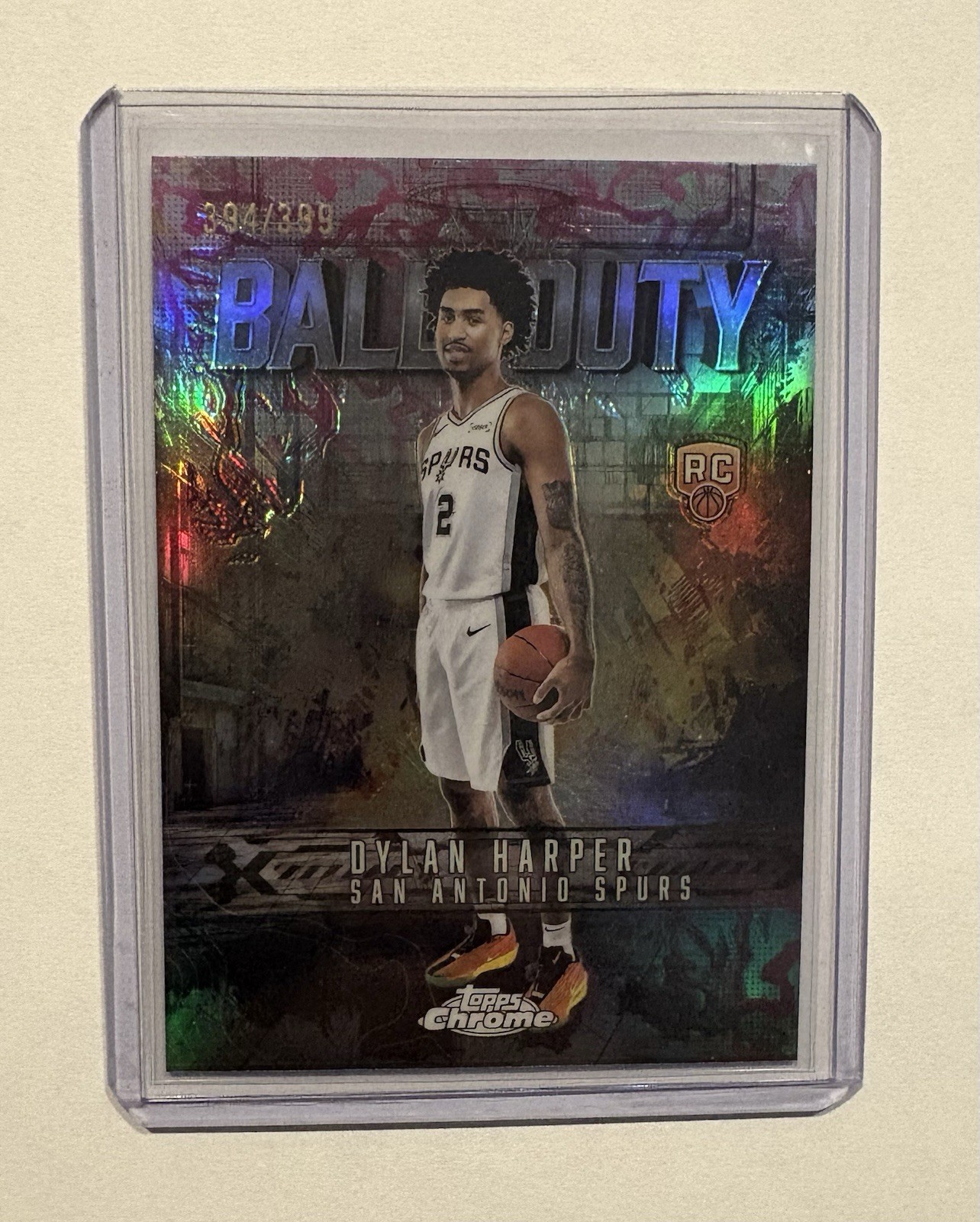 2025-26 Topps Chrome Dylan Harper Ball of Duty Refractor RC Magenta /399 Rookie