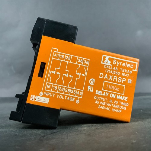 RELÉ TEMPORIZADOR SYRELEC DAXRSP ($20 OBO) - Imagen 2 de 5