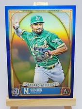 Marcus Semien 2021 Topps Gypsy Queen Chrome Box Topper Blue #262 /99 Oakland