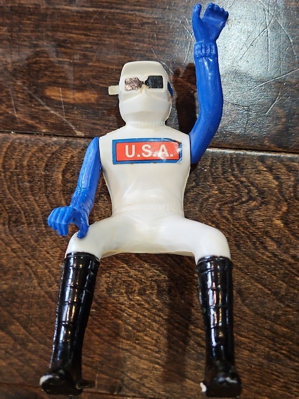 Vintage 1970s Motocross Cycle Motorcycle Driver Figure Nice Must See🔥🔥🔥🔥