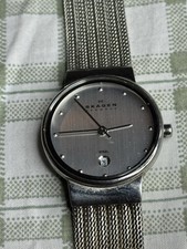 Skagen Denmark Women’s Watch 355SSS1 Anchor Collection Mesh Band Danish Design