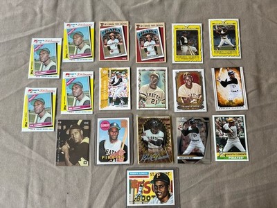 T10.  Lot Roberto Clemente Baseball Cards Pittsburgh Pirates 