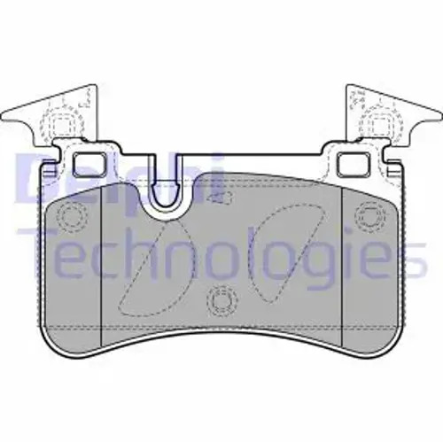 Brake pads Low-Metallic LP2151 DELPHI for MERCEDES-BENZ C-CLASS Coupe E-CLASS SL