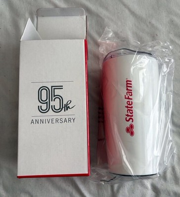 2017 State Farm 95th Anniversary 20-ounce Tumbler w/ G.J. Mecherle Model T - New