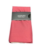 Alfani MEN'S Red Pocket Square NWT