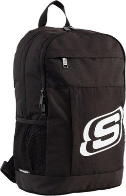 Skechers 365 Central Travel Backpack, School Multipurpose Backpack, Black/White