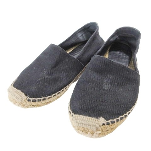 Scarpe espadrillas donna 5.0US Saint Laurent Paris ricamo logo iuta isolata