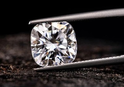 Loose 3 Ct Cushion Cut Lab Grown CVD Diamond Natural D Color VVS1 Certified