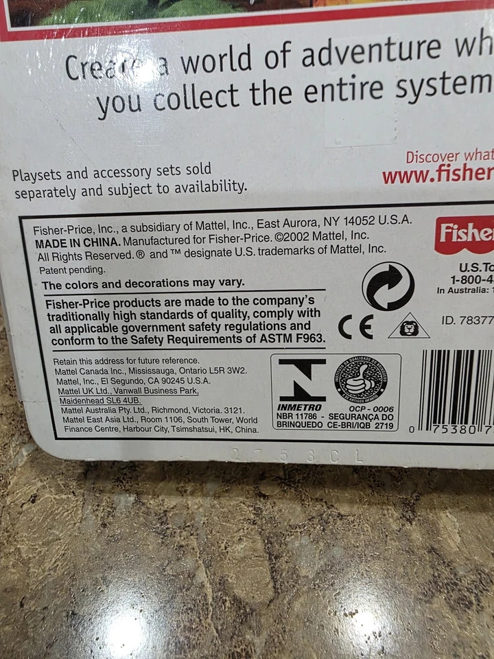 Juego de figuras vintage Fisher-Price Imaginext Battle Knight 78377 castillo 2002 Foto 4 de 4