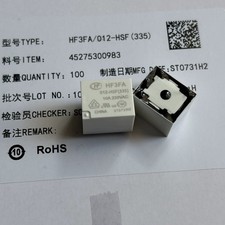 New HF3FA-012-HSF Power Relay 10A 12VDC 4 Pin x 10pcs *lh