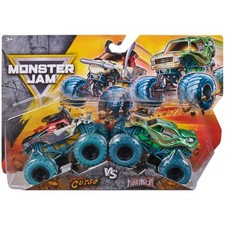 Monster Jam Series 34 Pirate's Curse vs Kraken 1:64 Die-Cast 2-Pack Kids 3 