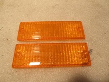 BMW E30 2x Blinkerglas für BMW E30 Orange/Gelb vorne links/ rechts