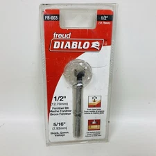 Freud Diablo FB-003, 1/2” Forstner Bit 5/16” Shank Drill Power Tool Accessories