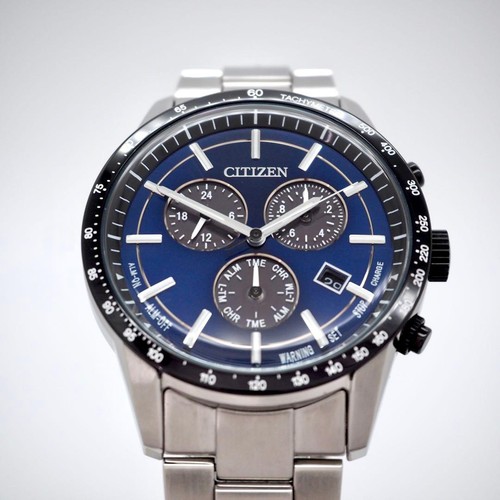 Citizen E820-S122635 Acier Inoxydable Eco-Drive Date Solaire Montre Hommes Auth - Photo 8 sur 10