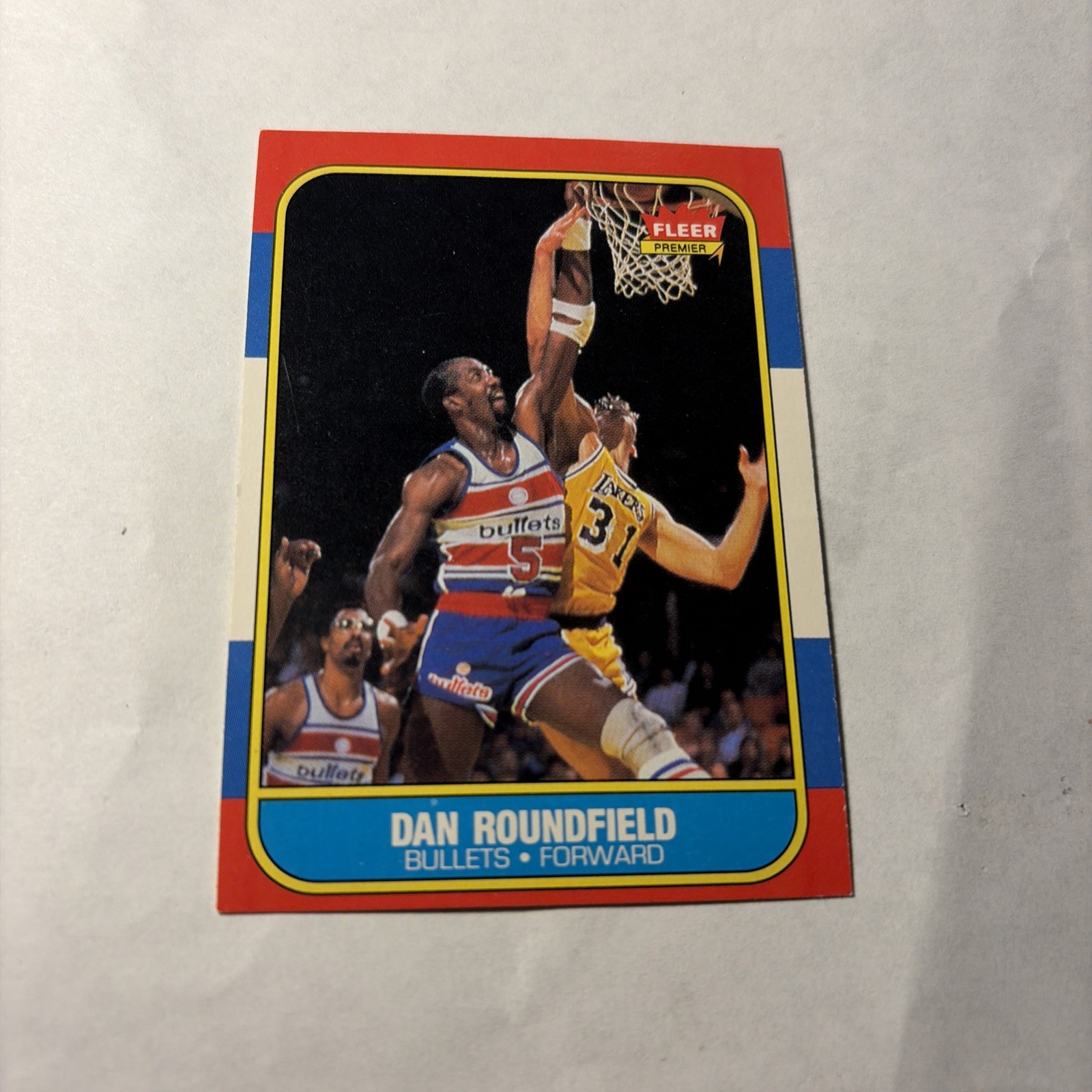 1986 Fleer Dan Roundfield #95