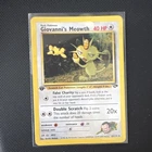 Pokémon TCG Giovanni's Meowth 1st Edition Gym Challenge 43/132 Uncommon 40 HP