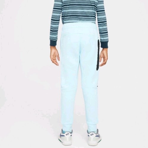 Kids Size L Nike Tech Pack Fleece Jogger Pants HV5869-474 Baby Blue - Picture 3 of 9