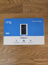 Ring Indoor Cam Plus - Retinal 2K  - 4x Enhanced Zoom Security Camera - New 