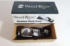 WOOD RIVER STANDARD BLOCK PLANE ADJUSTABLE MOUTH ORIGINAL BOX GOOD USED CONDITIO