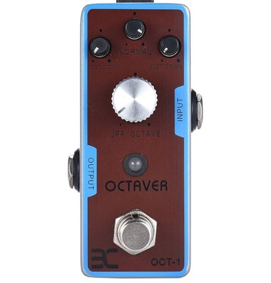 Karlak Effektpedal, EX OCT-1 OCTAVE Mini Oktave Effektpedal für Gitarre True Bypass