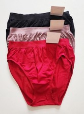 3 Bali Comfort Revolution Seamless Hi Cut Underwear Multi 303J Sz 6/7 - NWT