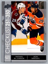 #449 Nathan MacKinnon / Leon Draisaitl CL 2021-22 Upper Deck .