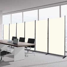 HOMSCREENER Room Divider 6 Panel 204'' Wide 6FT Folding Privacy Screen