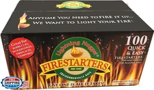 Lightning Nuggets N100SEB Super Economy Box Fire Starter , Tan Br
