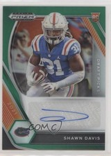 2021 Panini Prizm Draft Picks Green Shawn Davis #DPA-SDA Auto 0g5z