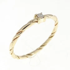 Authentic K10YG Diamond Ring 0.02CT  #230-000-037-0751